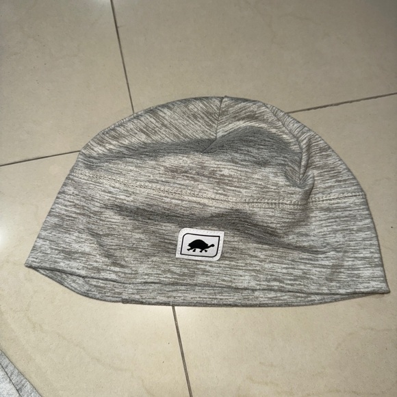 Accessories - Gray Beanie with Logo Patch